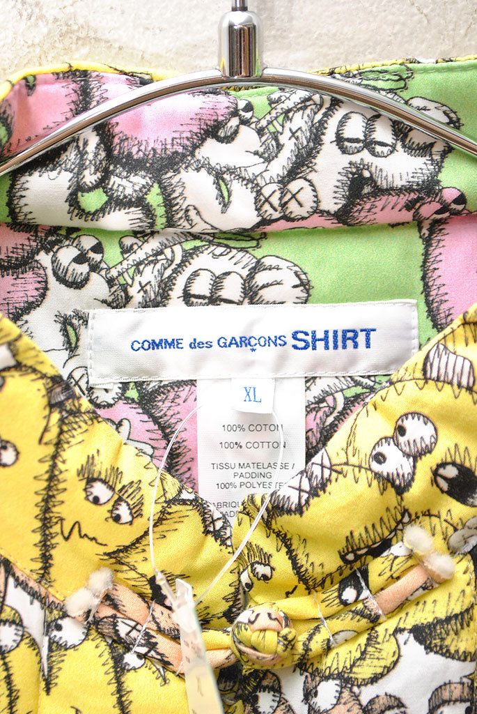 COMME des GARCONS SHIRT × KAWS チャイナダウンベスト