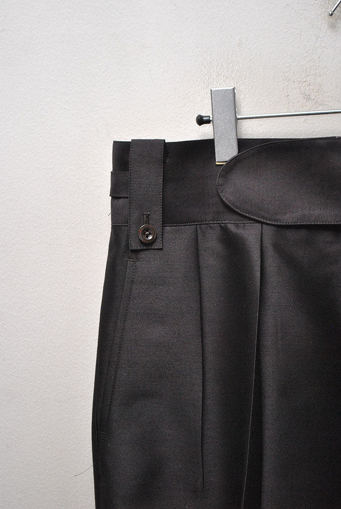 好きに NEAT for MaW /Silk Wool Twill Beltless スラックス - abacus