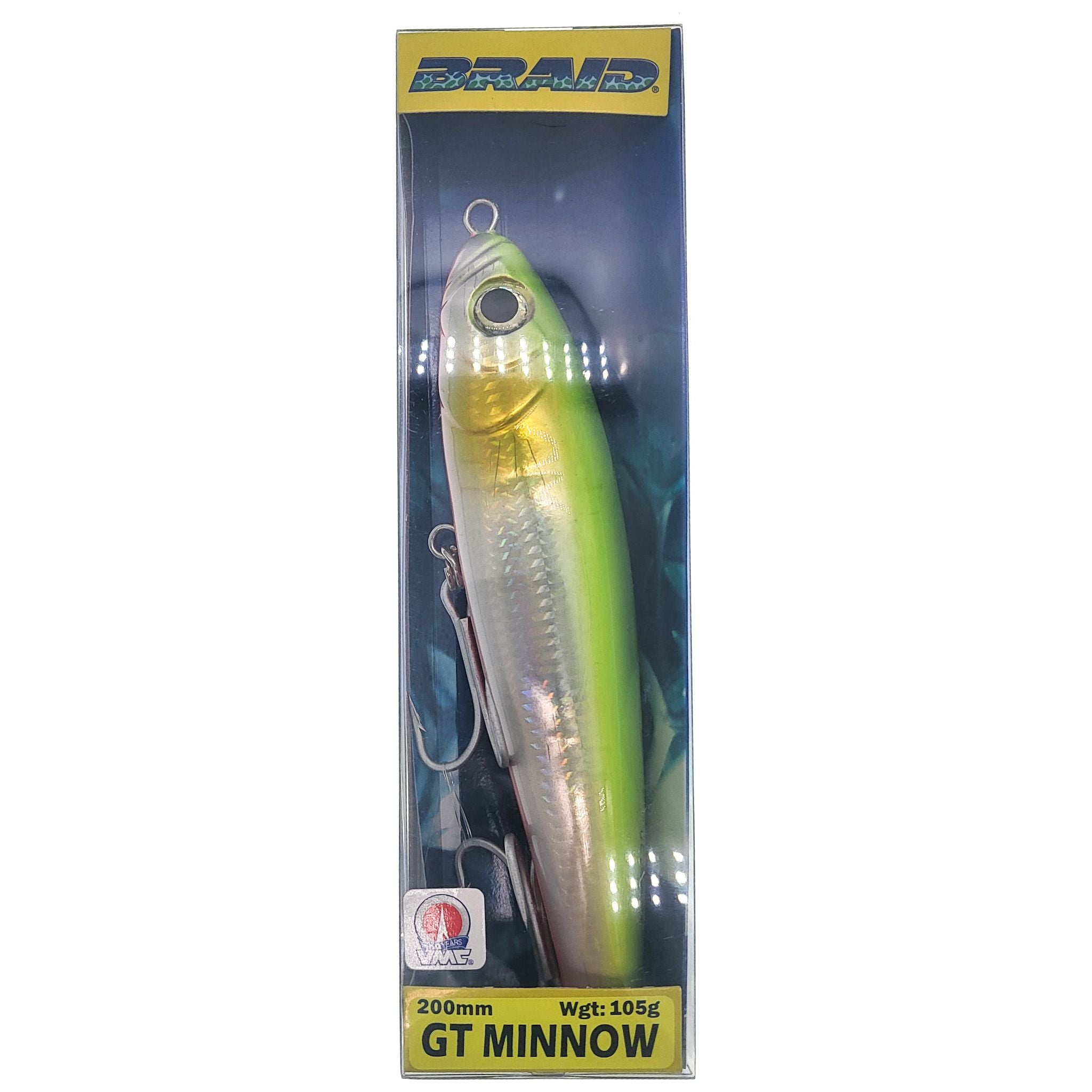 Braid GT Minnow Stick Bait Saltwater Lures