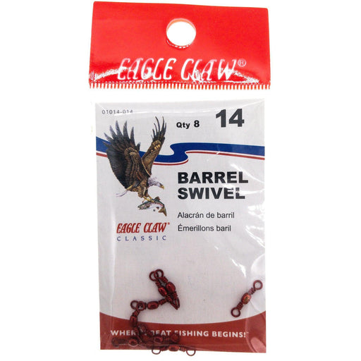Eagle Claw Black Snap Swivel Assortment