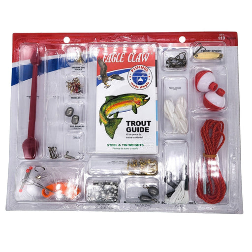 Eagle Claw Bass Kit & Guide 102 Pieces - FishAndSave