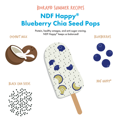 NDF Happy® Blueberry Chia Seed Pops