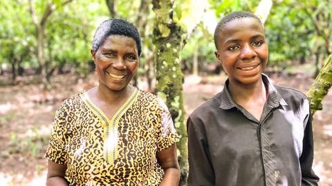 Lead Farmer Partner Mama Mpoki and Son