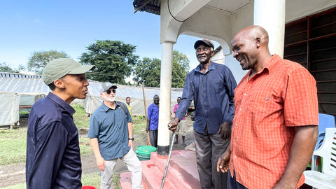 Shawn Askinosie with Farmer Partners in Mababu, Tanzania