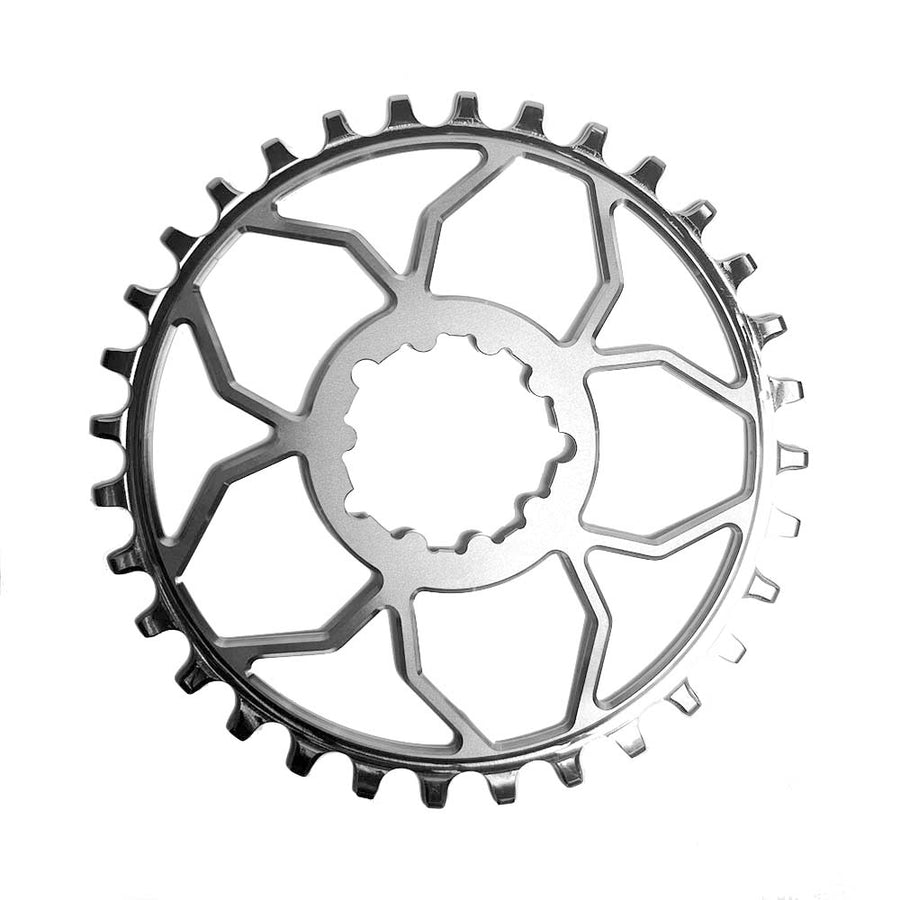 5DEV 8 Bolt Titanium Chainring SRAM T-type (Boost) - Unsprung