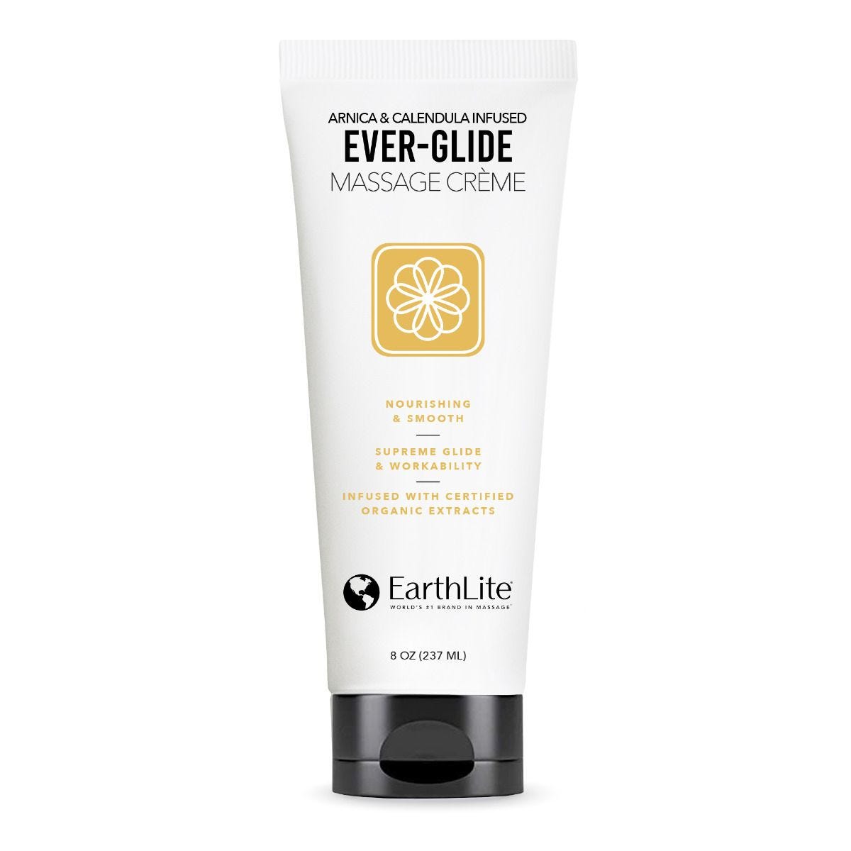 Se Earthlite Ever-glide Massagecreme Uden Duft - 237 ml. - Hos BodyMindCompany hos BodyMindCompany.dk