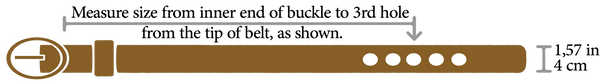 BLUE BELL - BELT SIZE CHART GUIDE