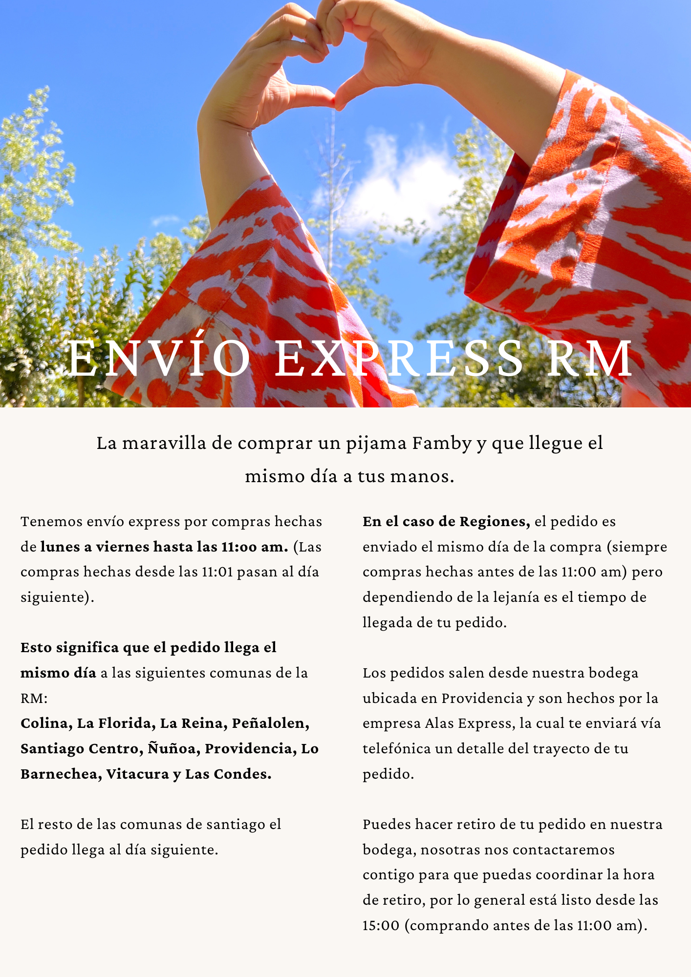 envio express RM, recibe el mismo día tu compra, same day