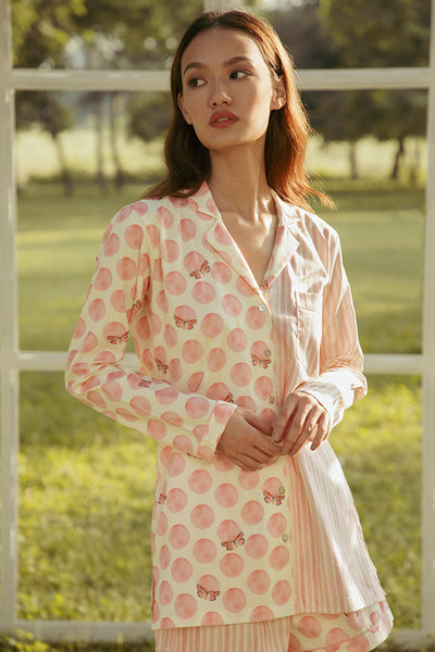 Silver Spring Pyjama Set - -Love The Pink Elephant