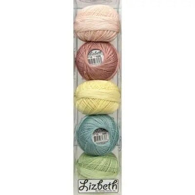 Buttermints Specialty Pack of Lizbeth size 20. 5 balls 100% Egyptian C –  the Enchanted Rose Emporium