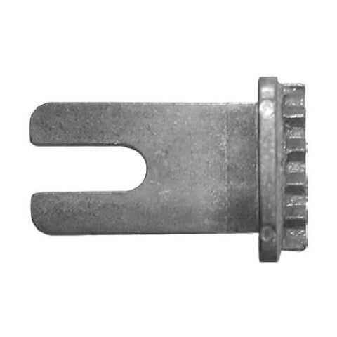 Barrera metálica de seguridad extensible de montaje fijo en pared -  metalizada