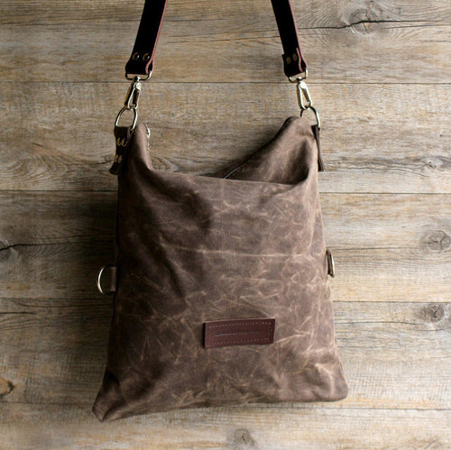 Canvas bag, slouchy hobo bag, boho crossbody bag, made in Italy bag –  Officine Canvas Milano