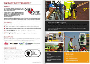 Brochure Design for One Point Survey