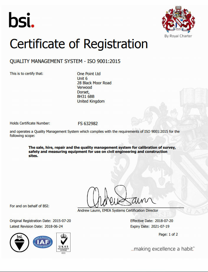 ISO 9001 Certificate