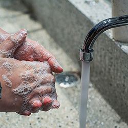 Washing hands