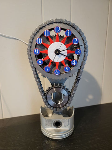 Red White and blue, 4th of July Clock, Car Clock