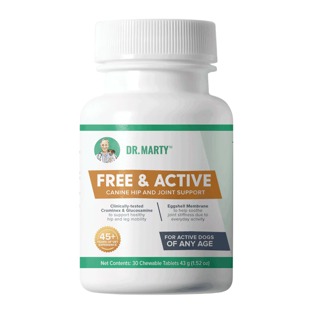 Dr. Marty Free & Active Hip and Joint Support Chewable Tablet