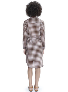 A.P.C. Checkered Dress