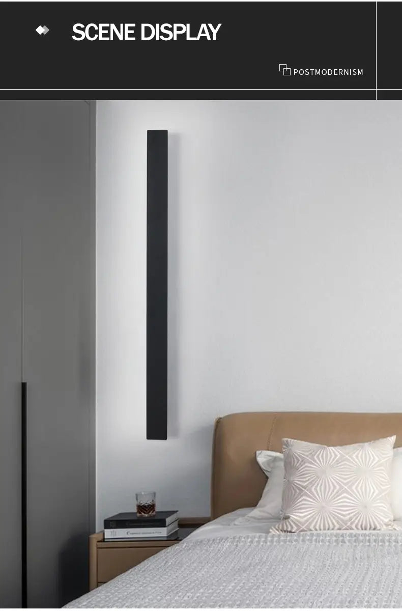 Led Modern Long Wall Lamp Indoor Wall Light Surface Mounted