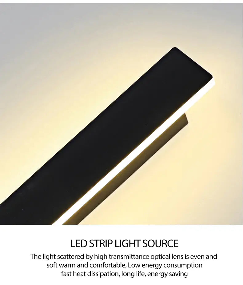 Led Modern Long Wall Lamp Indoor Wall Light Surface Mounted