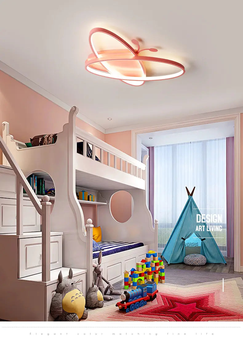 Modern LED Bedroom ceiling chandeliers for Children room