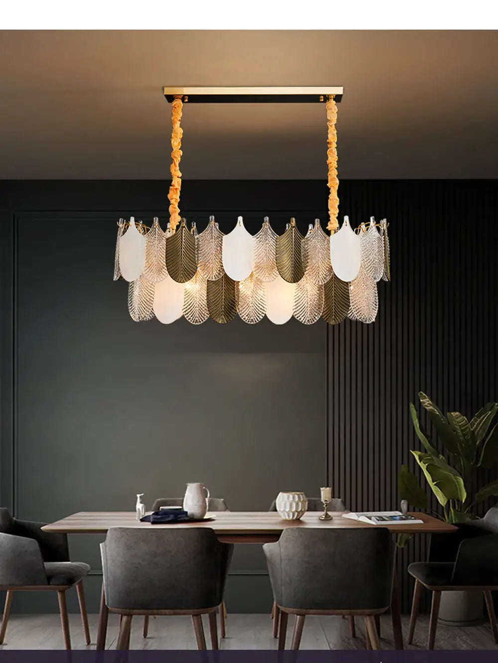 Fisher - Postmodern LED Stainless Steel Art Deco Designer