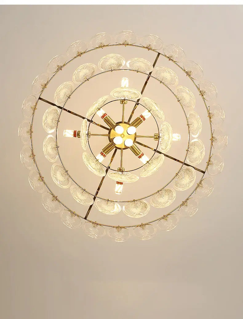 Lyric - Modern French Style Light Luxury Round Glass