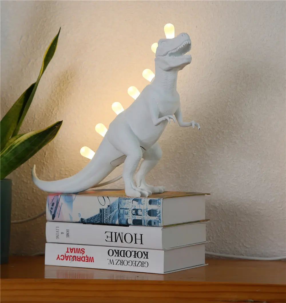 Jurassic Dinosaur Resin Table Lamps - Brontosaurus & T-Rex