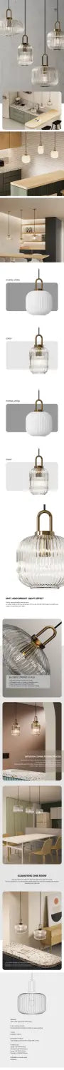 Glass Pendant Light Japanese pendant Lamp Design Deco Nordic