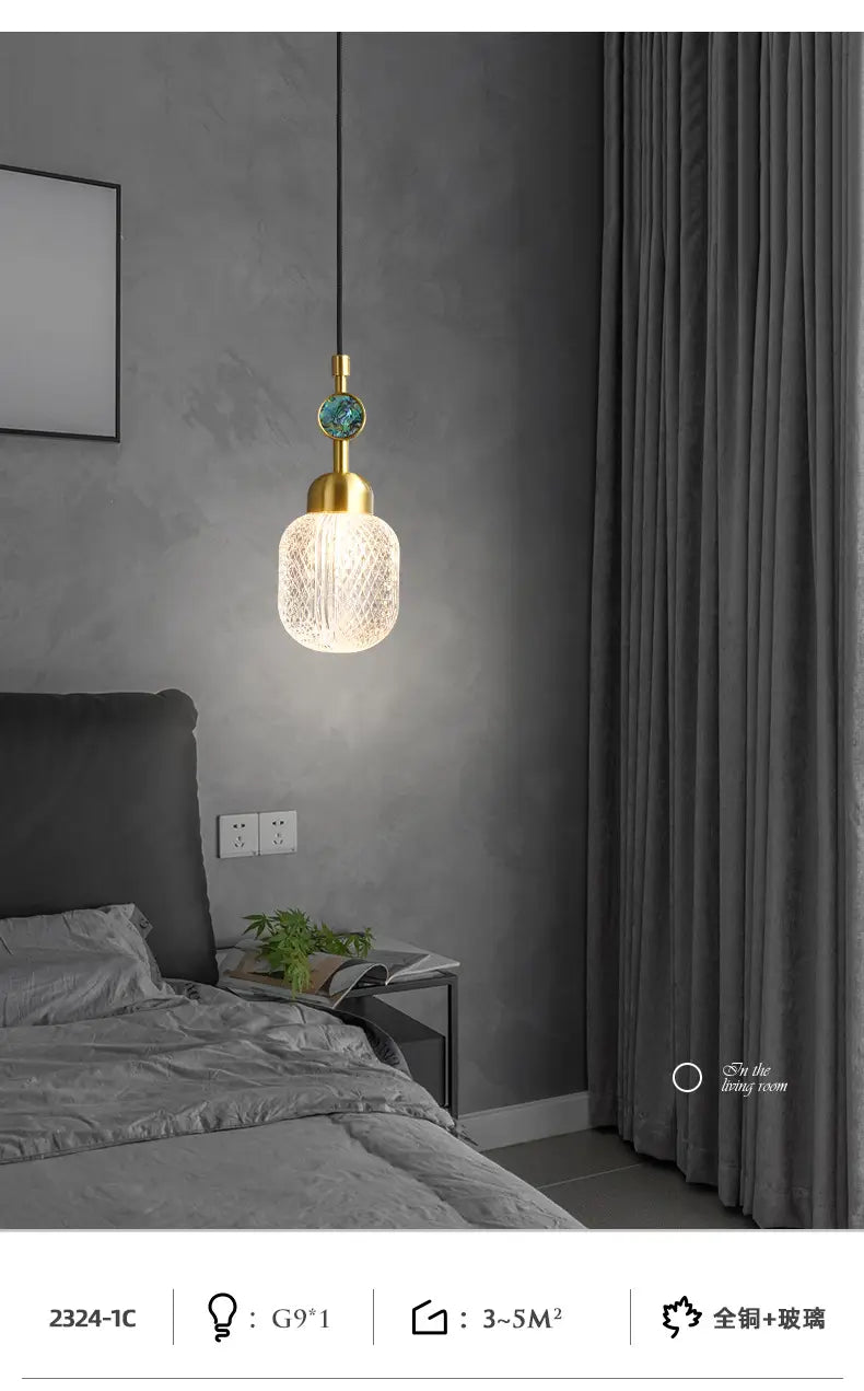 Simple Modern Light Luxury Bedside Lamp Nordic Style Bedroom