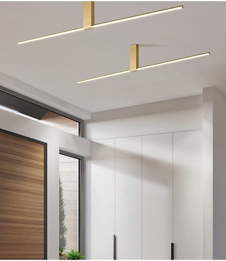 Nordic Simple Strip Led Ceiling Lamp Modern Minimalism
