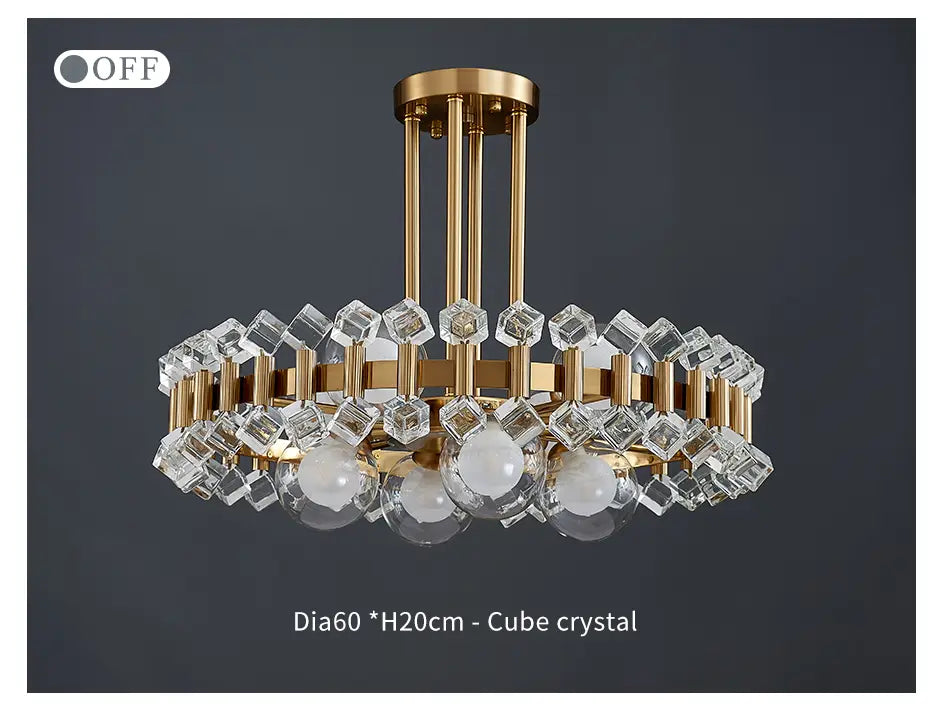 Newly Arrived Crystals Modern Chandelier for Living Room