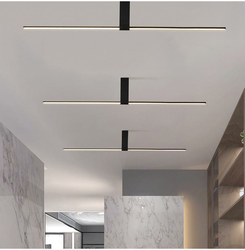 Nordic Simple Strip Led Ceiling Lamp Modern Minimalism