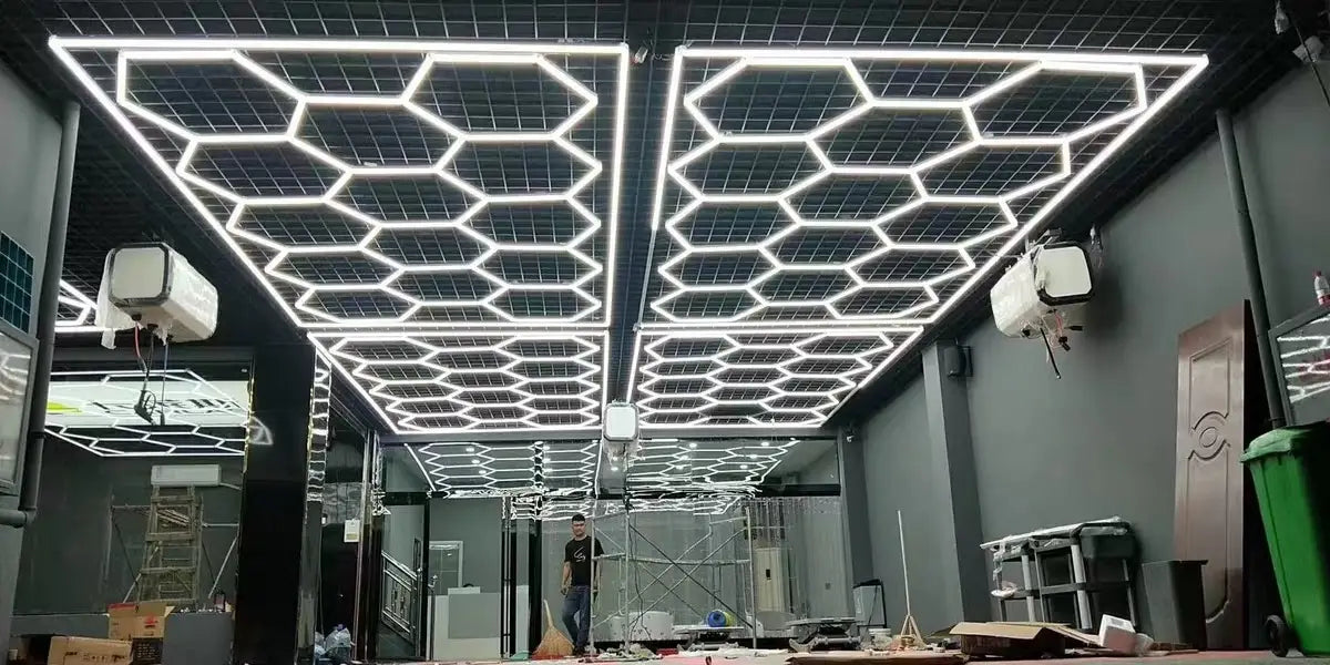 2*5M Hexagon Led Wall Light Customized Ceiling Light Tube