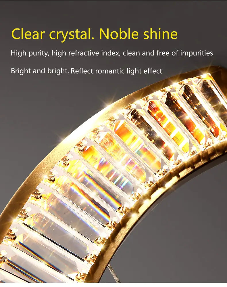 Brilliance Elysian: New K9 Crystal LED Chandelier - Nordic