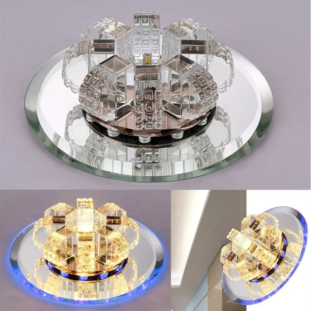 Modern Crystal LED Ceiling Lamp Ceiling Light Fixture