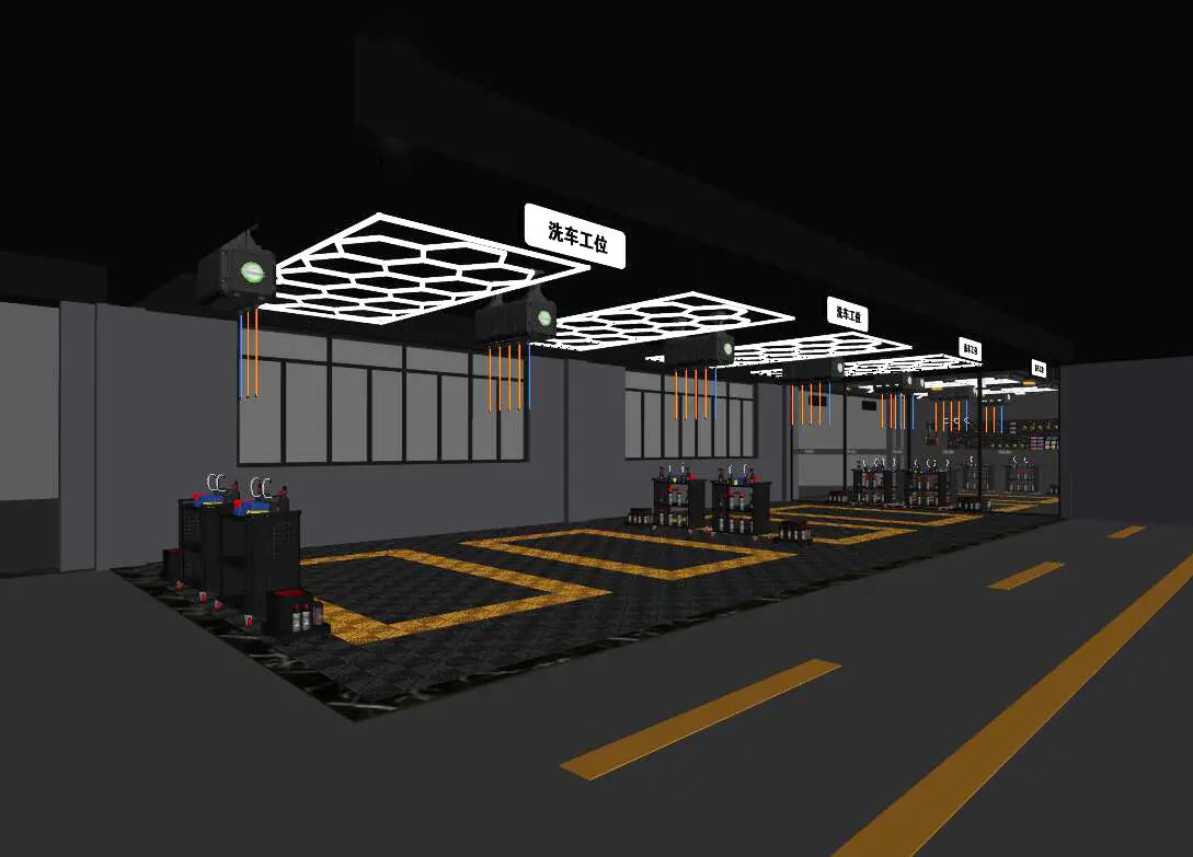 Auto Spa Gantry Lighting: Enhancing Car Wash Stations &