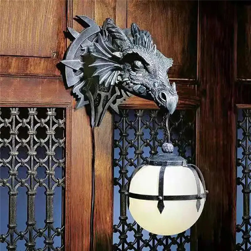 LED Dinosaur Hanging Lamp Lantern Industrial Style Resin