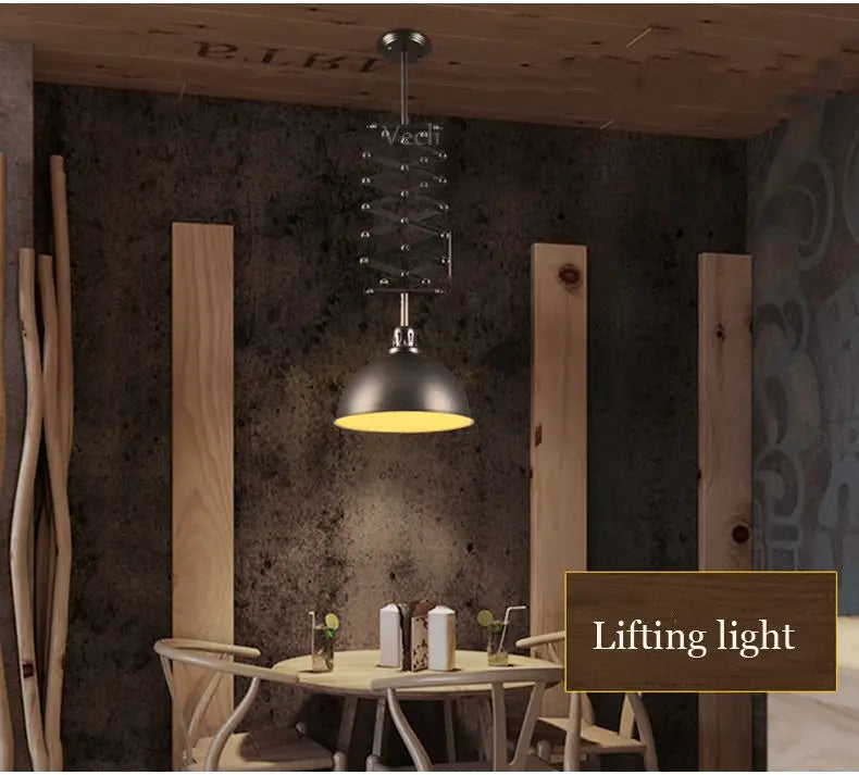 Retro Loft Pendant Lamp Bar Kitchen Office Study Dining Room