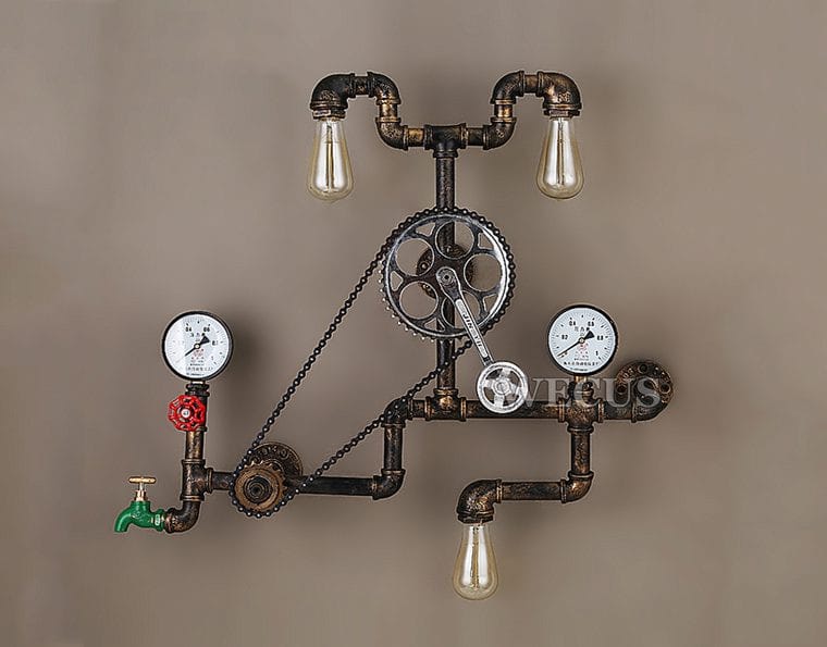 Vintage Retro Loft Industrial Wind Light Personality Water