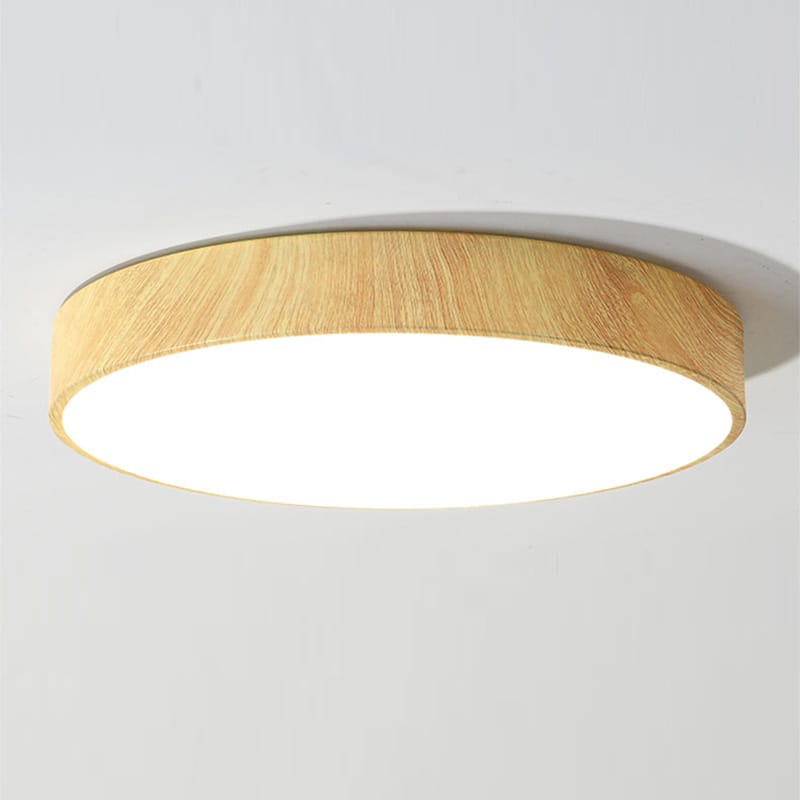 Ultra-thin wood grain LED Ceiling Light Modern Lamp Living