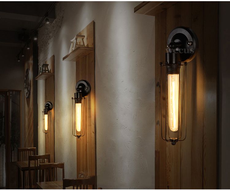 Retro Loft Vintage Wall Lamp Edison Light Aisle Bedroom