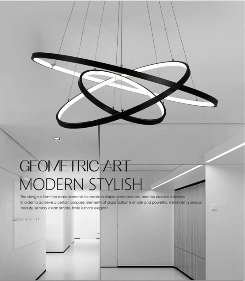 Modern Round LED Ceiling Chandelier