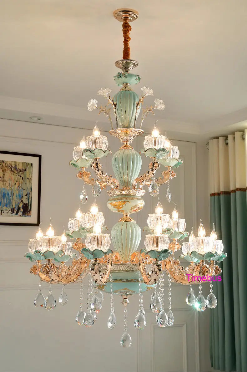 Modern Chandeliers Home Decor Flower Chandelier Living Room