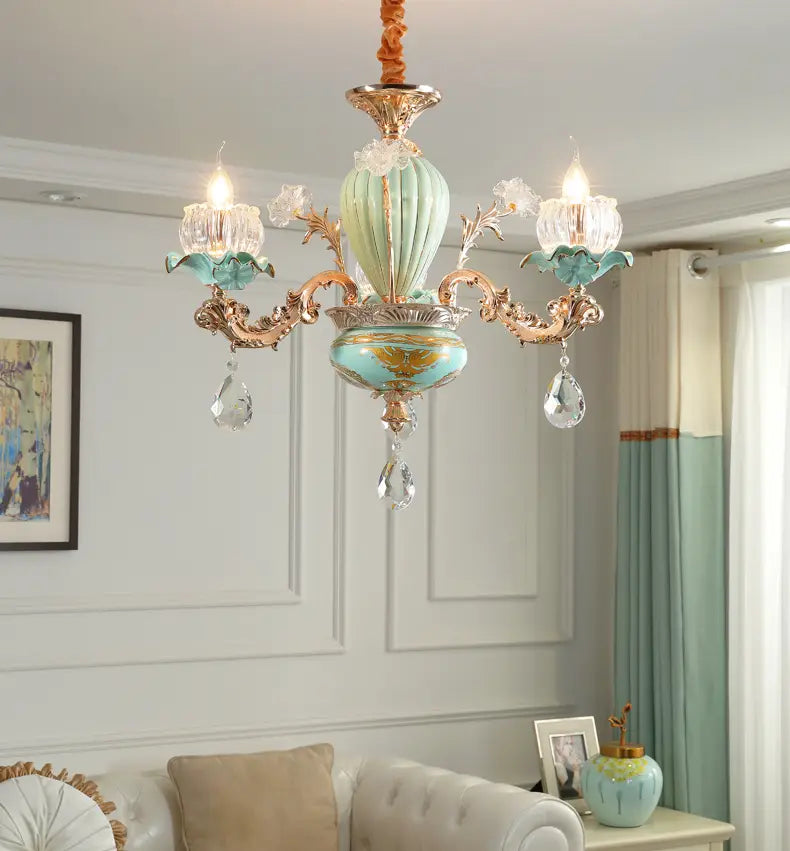 Modern Chandeliers Home Decor Flower Chandelier Living Room