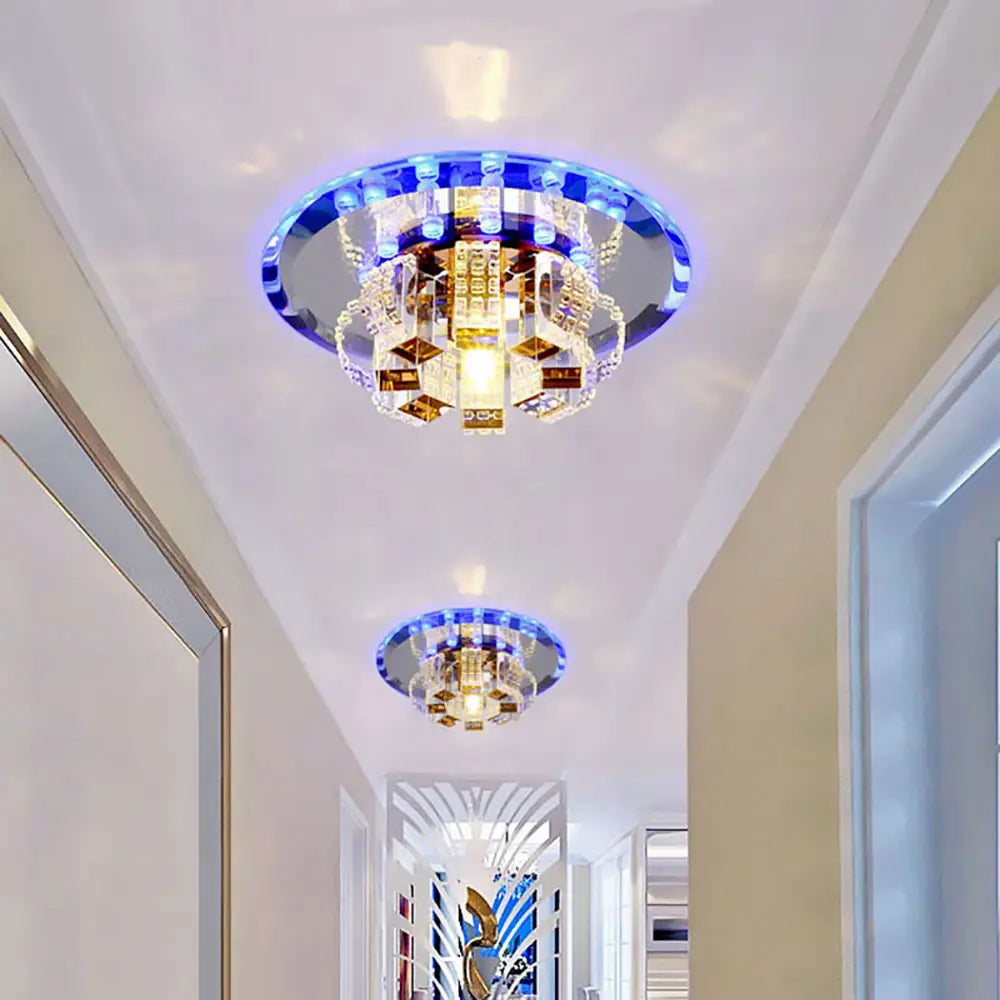 Modern Crystal LED Ceiling Lamp Ceiling Light Fixture