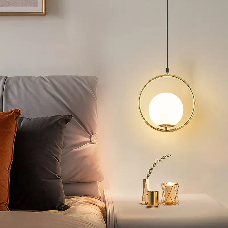 Nordic Glass Ball LED Pendant Lights - Elegance and Warmth