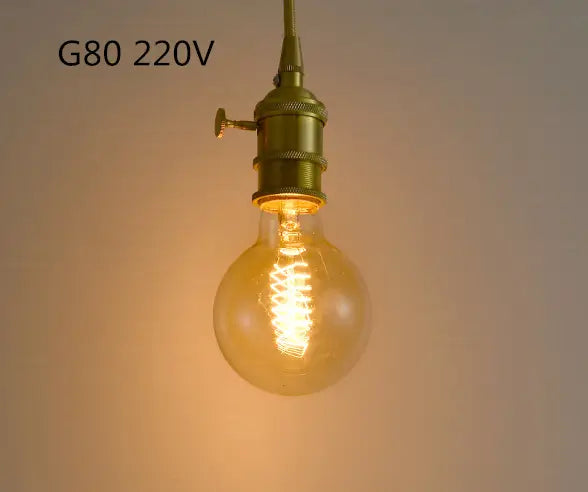 Edison Bulb E27 40W 60W 80W C35 ST64 T45 BT53 A60 G80 G95