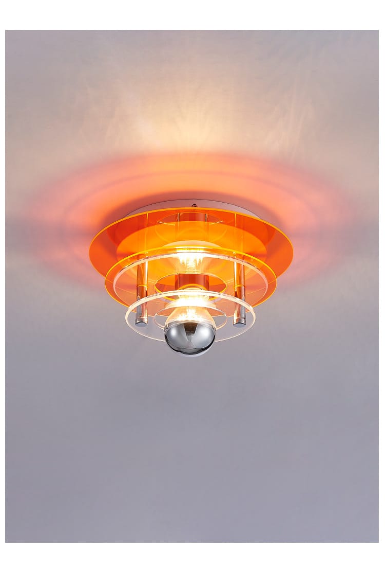 Vibrant Acrylic Ceiling Lamp - Modern Entrance Aisle