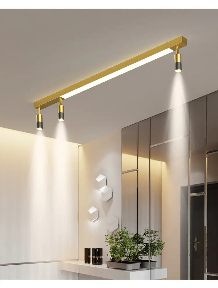 Modern Long LED Chandeliers Lamp, Suitable For Bedroom,